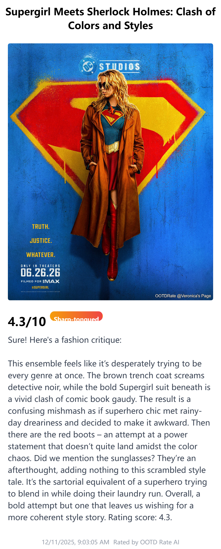 Sharp-tongued Critique